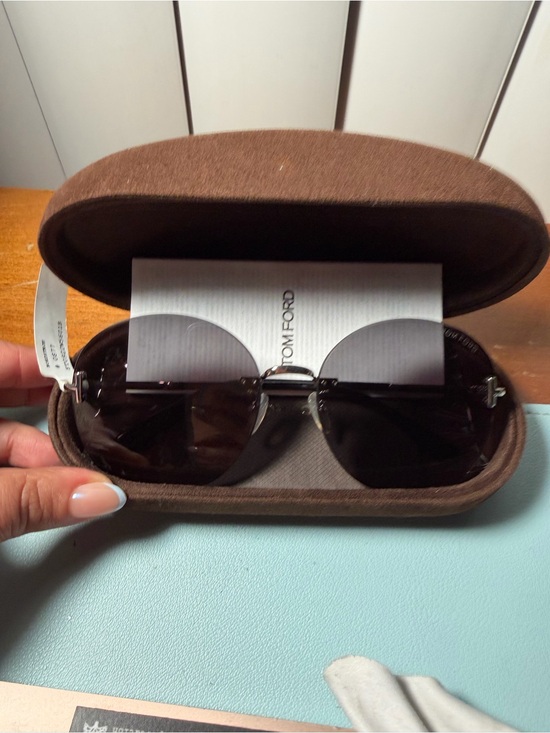 Tom Ford Black Round Sunglasses main image 7
